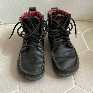 Lems Boulder Boot in Black Leather